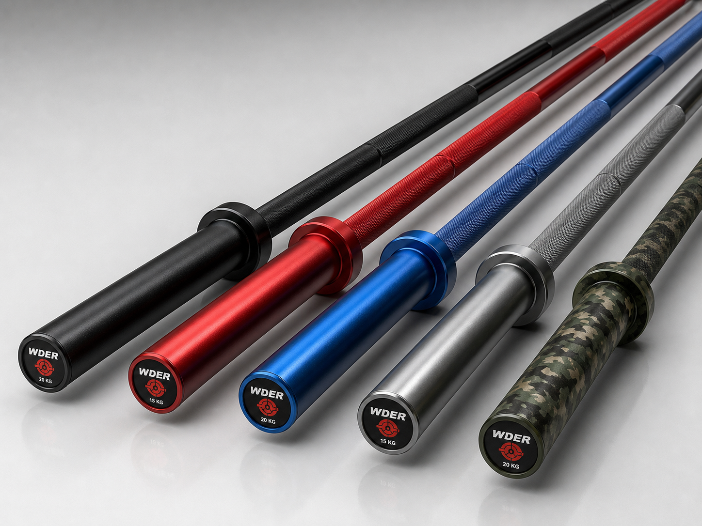 WDER Camouflage Weightlifting Bar