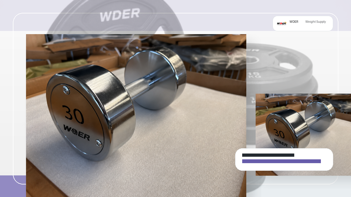 Dealer Exclusive Gym Weight Line Launch QC and warehouse receiving visual for DACH-Region