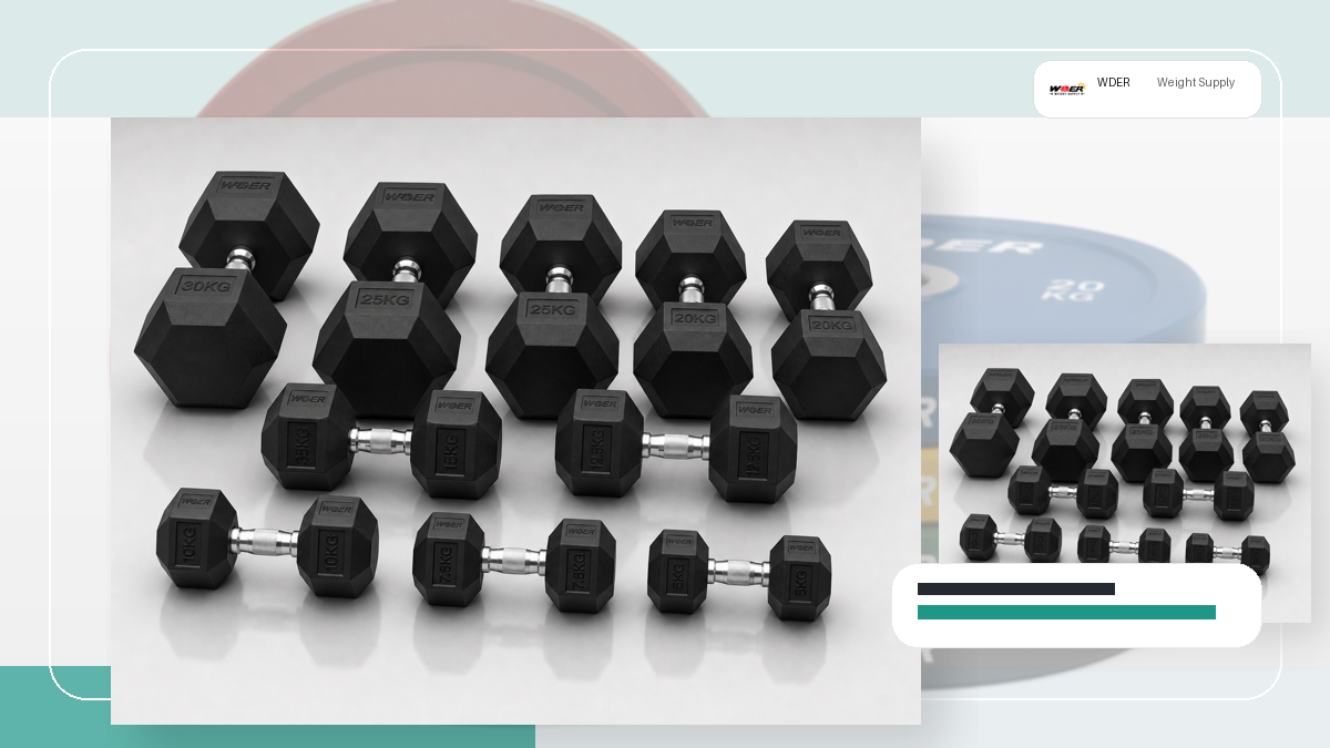 fitness franchise free weight standardization packing and RFQ visual for United States, Canada, UK and Australia