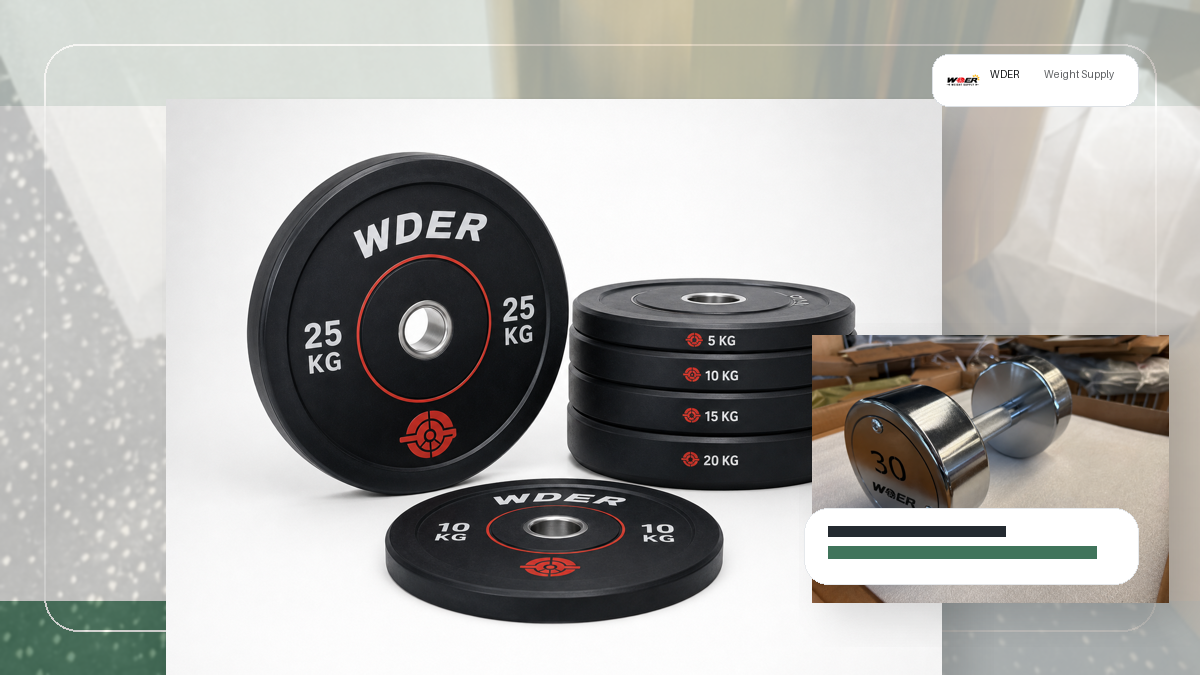 commercial gym weight receiving damage report packing and RFQ visual for India and South Asia