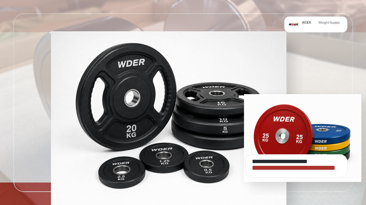 dealer exclusive gym weight line launch packing and RFQ visual for India and South Asia