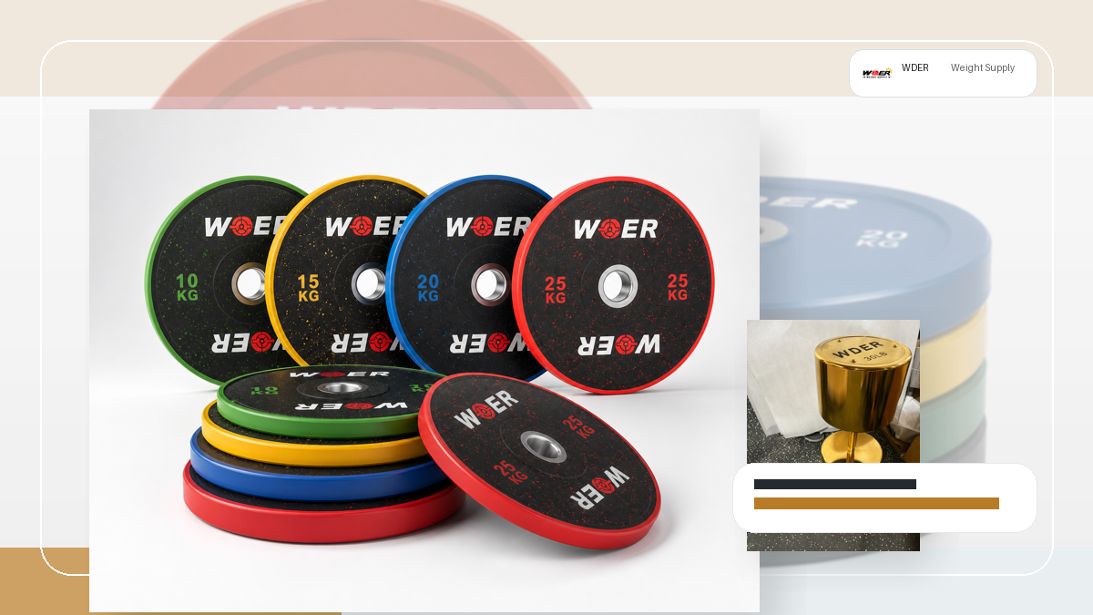dealer exclusive gym weight line launch QC and warehouse receiving visual for India and South Asia