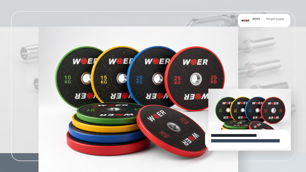 barbell sleeve packaging damage prevention packing and RFQ visual for DACH-Region