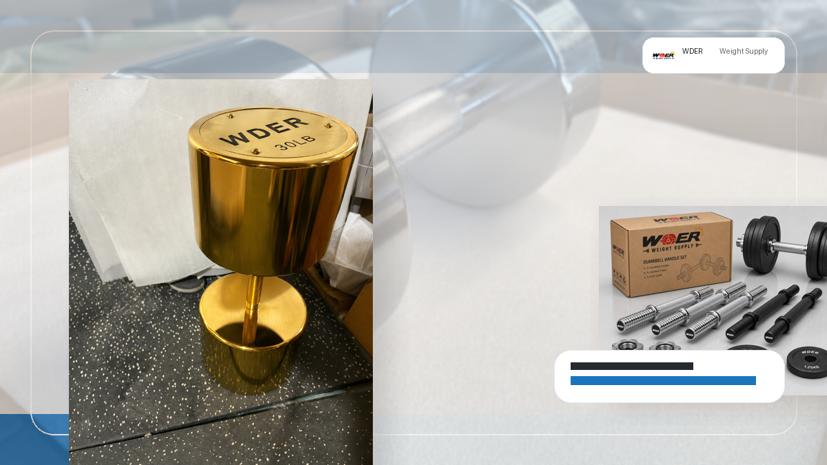barbell sleeve packaging damage prevention QC and warehouse receiving visual for DACH-Region