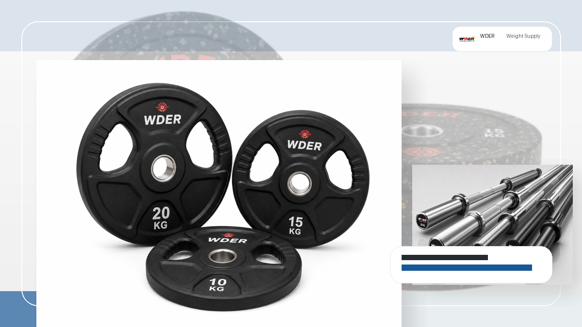 distributor reorder cycle free weights QC and warehouse receiving visual for DACH-Region