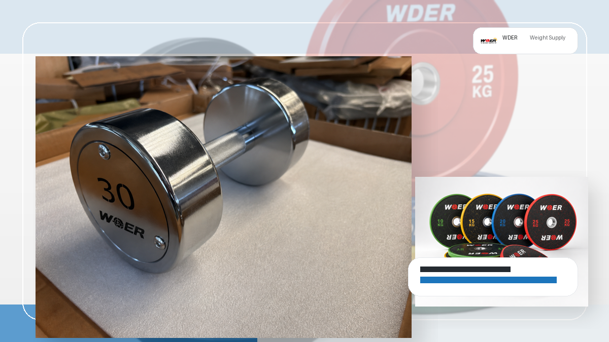 distributor reorder cycle free weights QC and warehouse receiving visual for India and South Asia