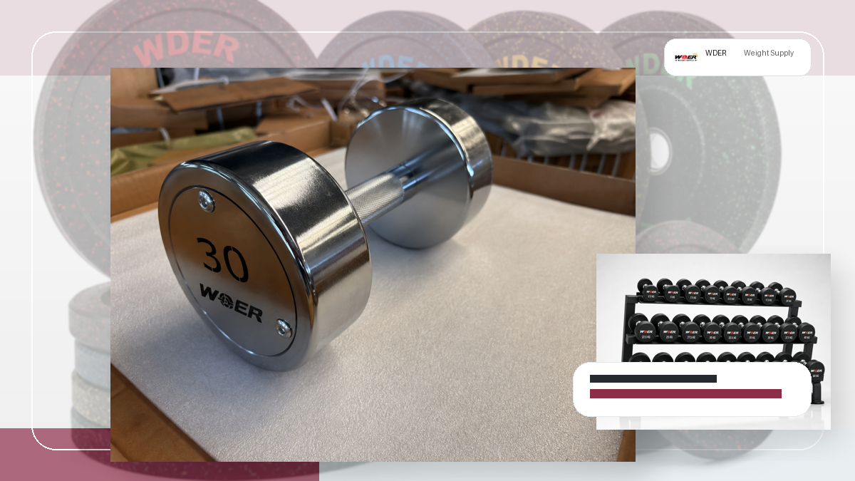 hotel gym dumbbell noise floor protection packing and RFQ visual for India and South Asia