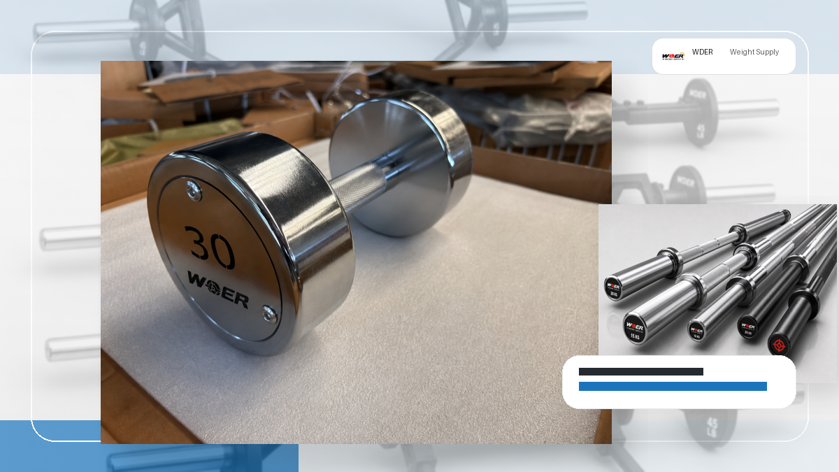 barbell sleeve packaging damage prevention packing and RFQ visual for 한국 및 동아시아 B2B 시장