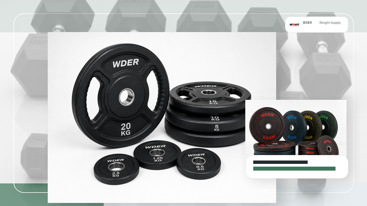 custom logo methods gym weights packing and RFQ visual for 한국 및 동아시아 B2B 시장