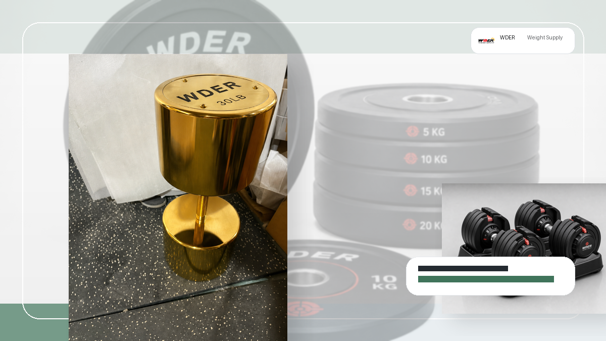 hotel gym dumbbell noise floor protection packing and RFQ visual for Nederland en Benelux