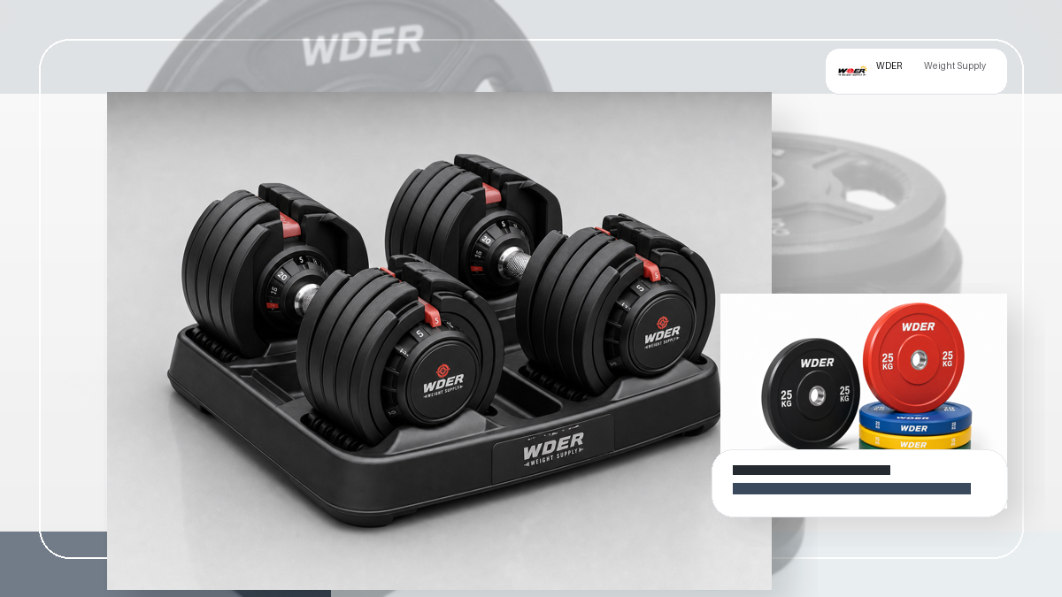private label MOQ gymgewichten packing and RFQ visual for Nederland en Benelux