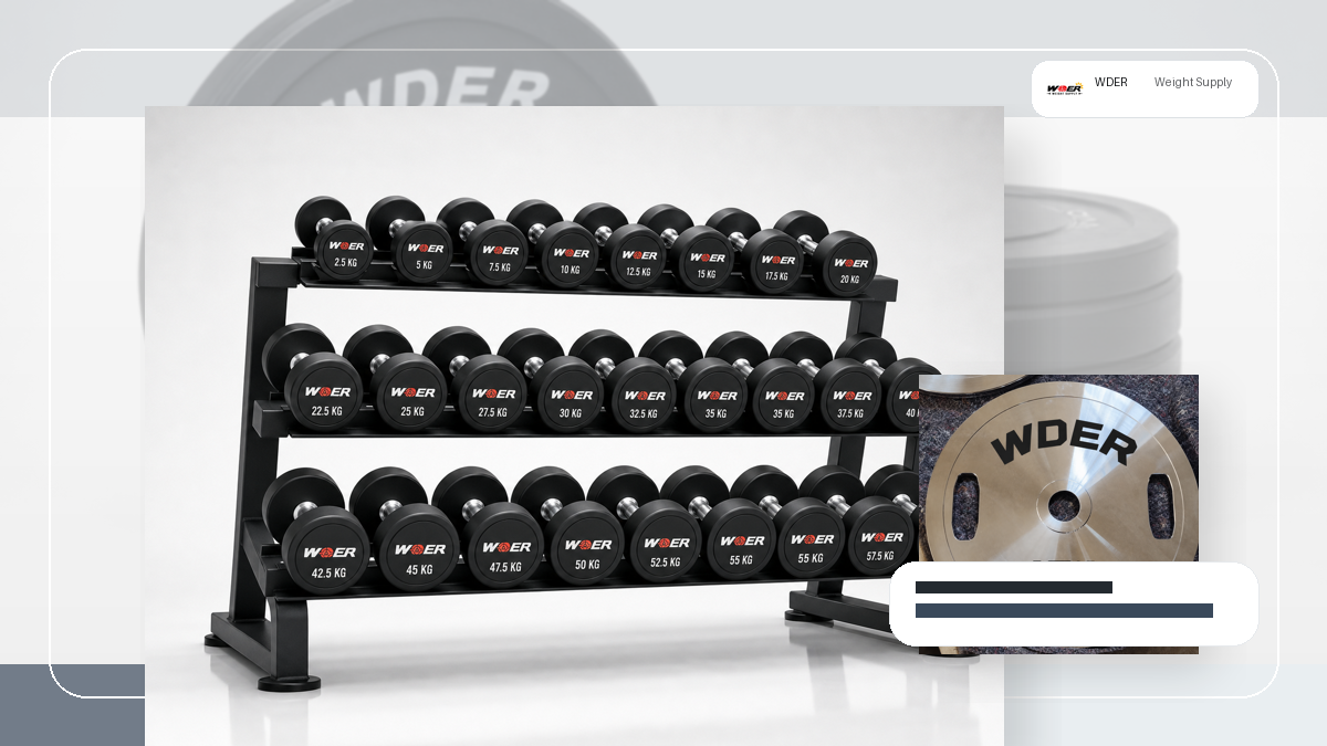 commercial gym tender free weight specification packing and RFQ visual for United States, Canada, UK and Australia