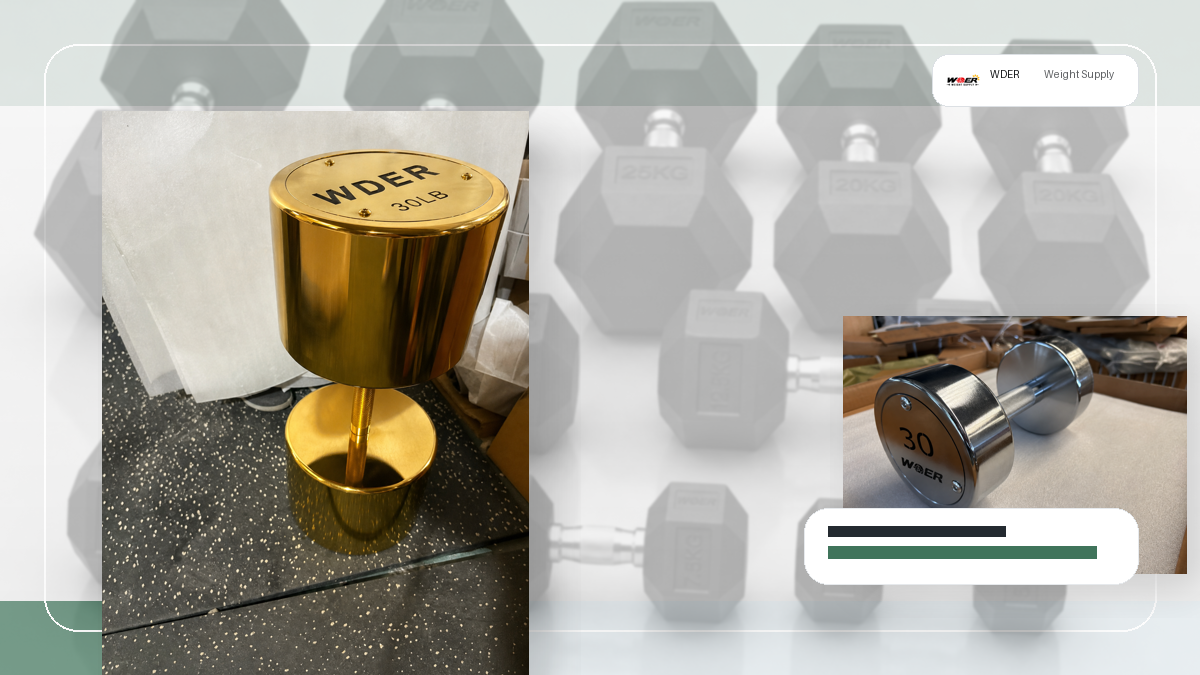 dealer catalog photo specification gym weights QC and warehouse receiving visual for India and South Asia