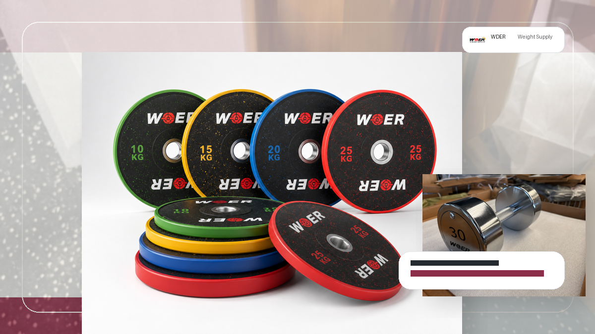 dealer catalog photo specification gym weights packing and RFQ visual for Nederland en Benelux
