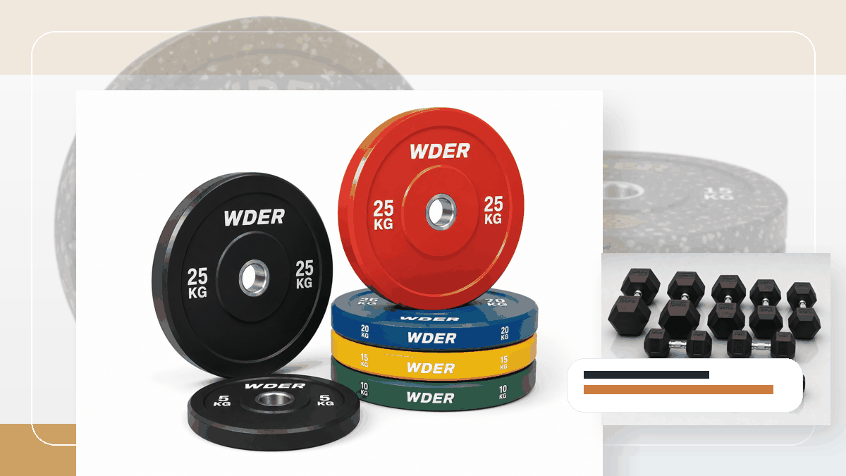 Inbound Photo Evidence Gym Weights QC and warehouse receiving visual for DACH-Region
