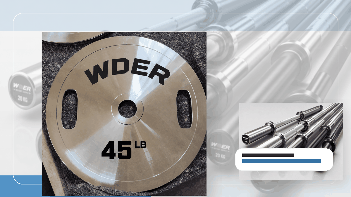 Damage Triage Wareneingang Gym Weights packing and RFQ visual for DACH-Region