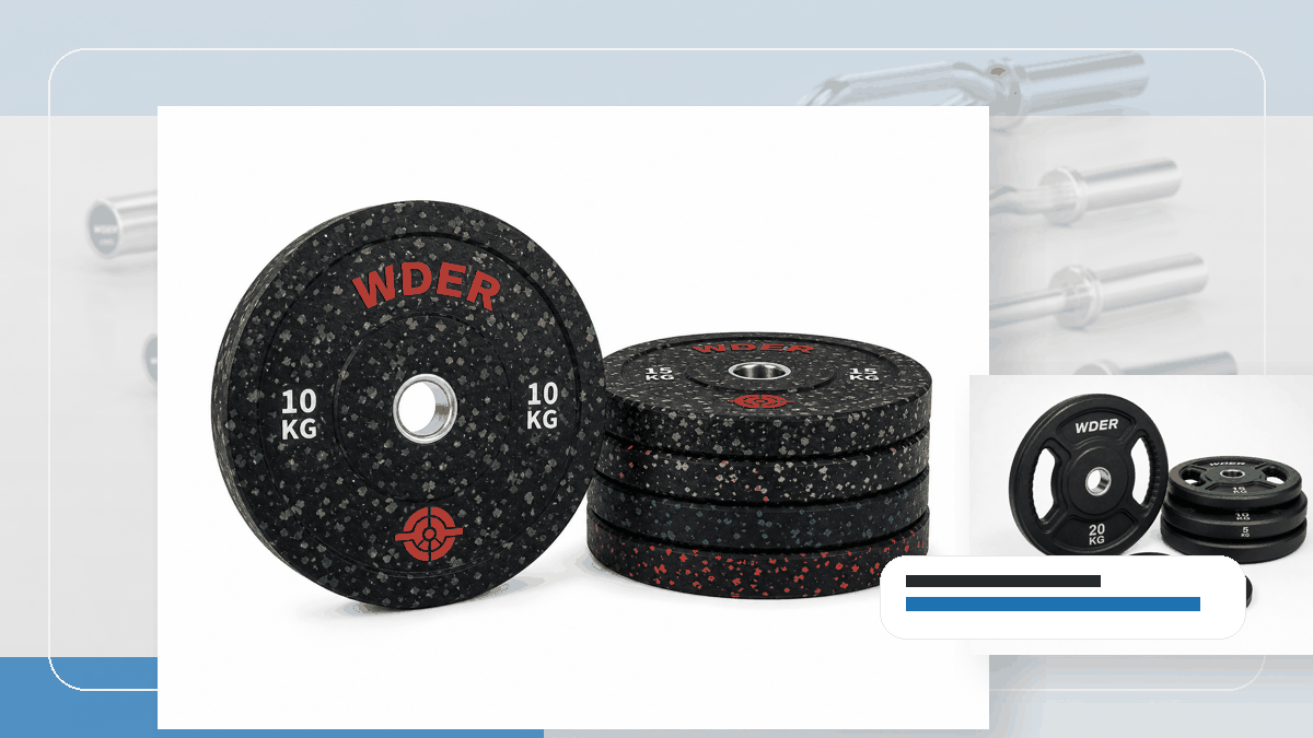 branch transfer label gym weights packing and RFQ visual for United States, Canada, UK and Australia