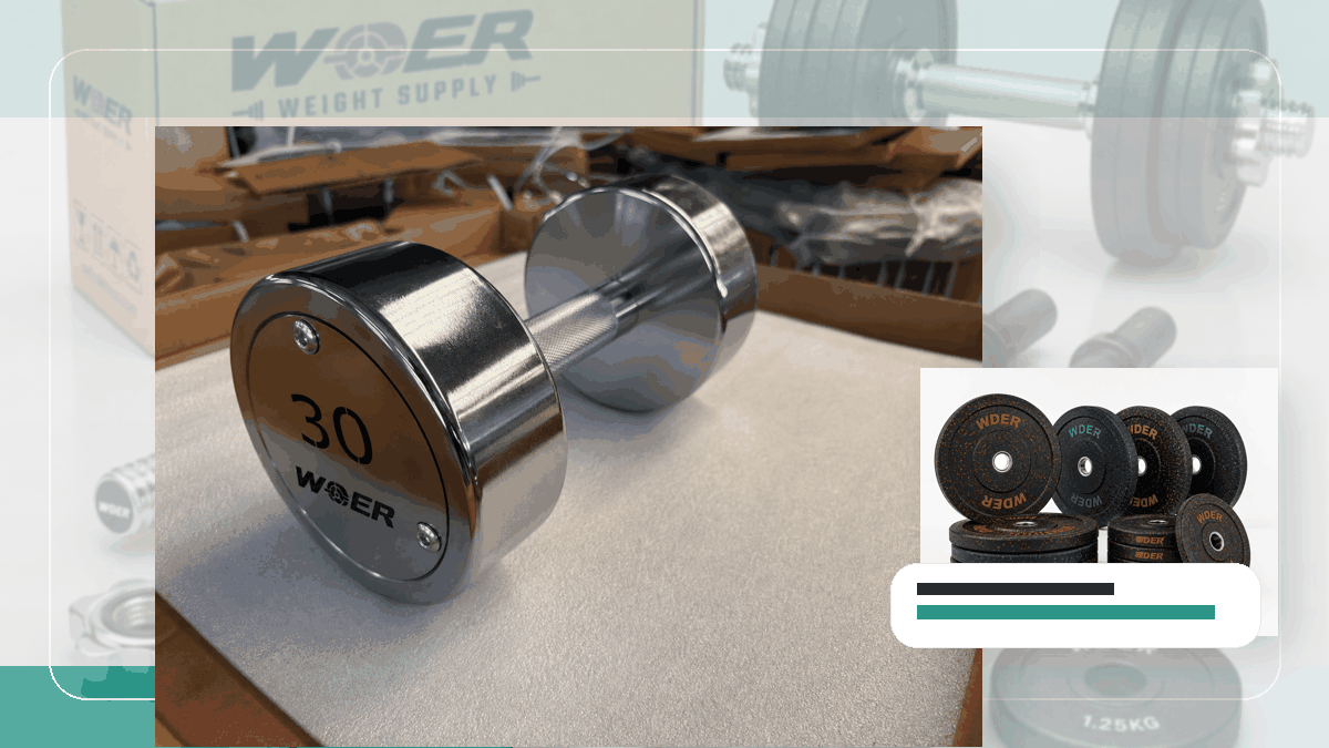 inbound photo evidence gym weights packing and RFQ visual for United States, Canada, UK and Australia