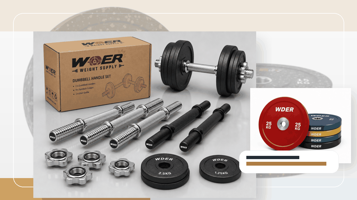 branch transfer label gym weights packing and RFQ visual for India and South Asia
