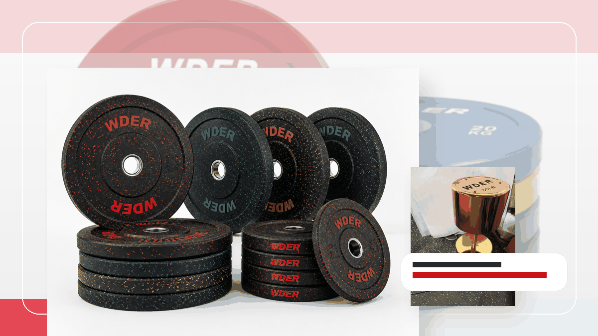 branch transfer label gym weights QC and warehouse receiving visual for India and South Asia