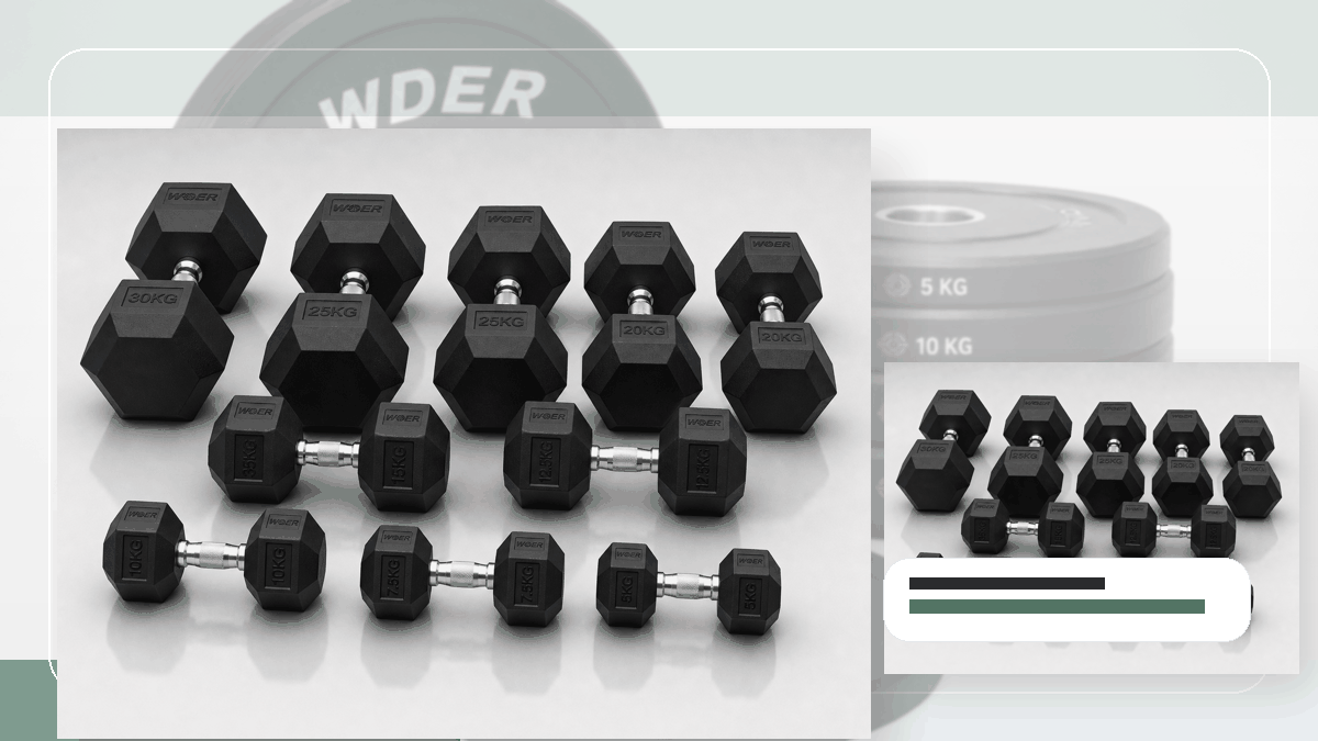mixed SKU cartons gym weights QC and warehouse receiving visual for India and South Asia