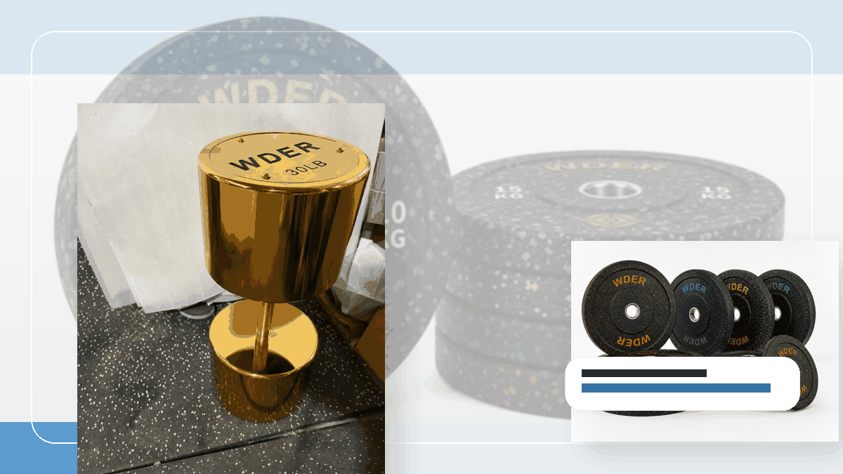 branch transfer label gym weights QC and warehouse receiving visual for 한국 및 동아시아 B2B 시장