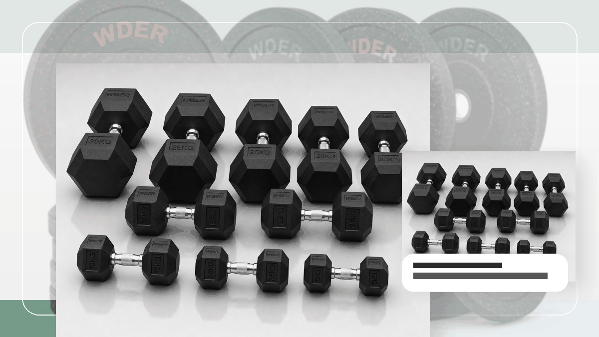 mixed SKU carton gym weights QC and warehouse receiving visual for 한국 및 동아시아 B2B 시장