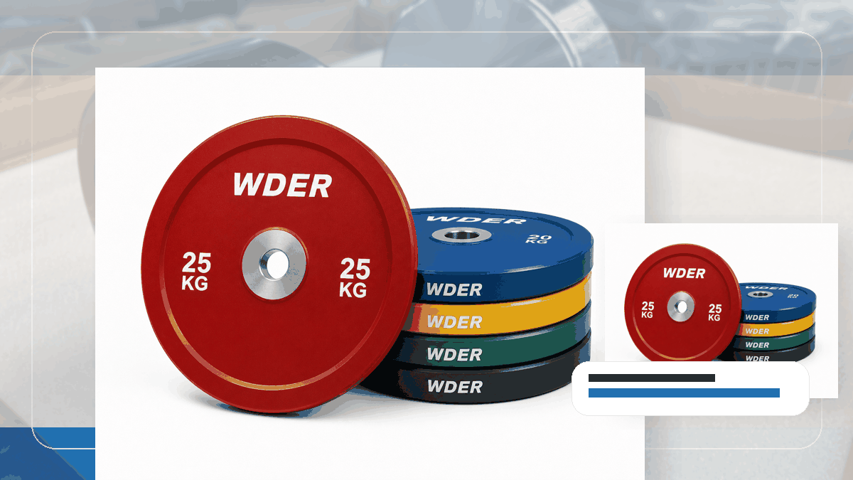 MOQ finishmix private label gymgewichten packing and RFQ visual for Nederland en Benelux