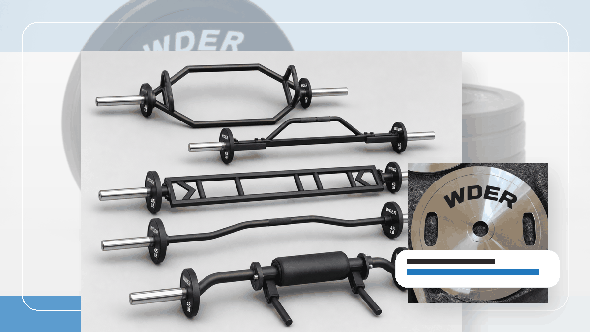 schade triage gymgewichten packing and RFQ visual for Nederland en Benelux