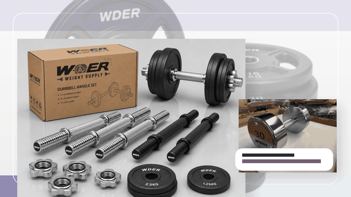 sample approval private label gymgewichten QC and warehouse receiving visual for Nederland en Benelux