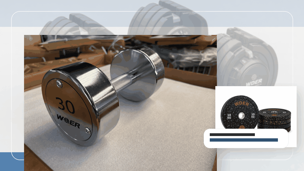 damage triage receiving gym weights QC and warehouse receiving visual for Россия и рынки СНГ