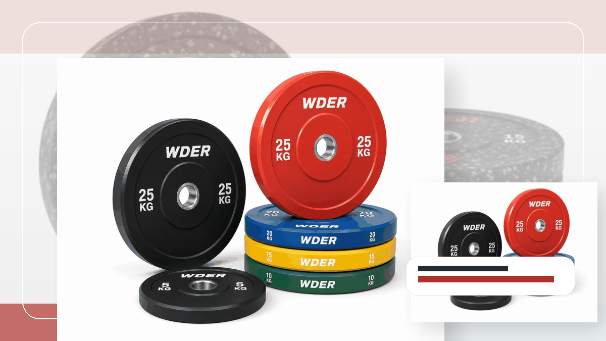 Min Max Filiale Gym Weights QC and warehouse receiving visual for DACH-Region