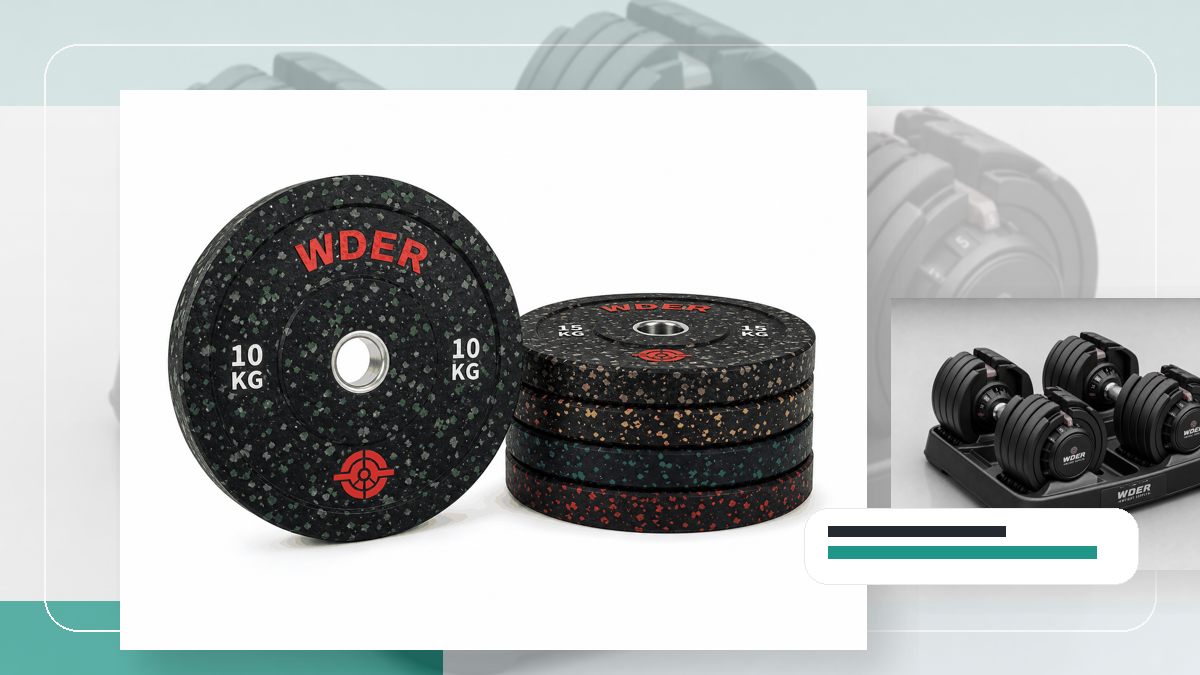 Showroom Sample Private Label Gym Weights packing and RFQ visual for DACH-Region