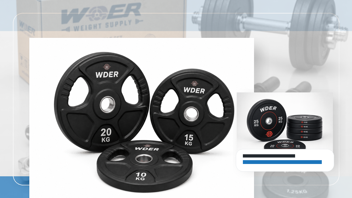 notify party consignee Gym Weights QC and warehouse receiving visual for DACH-Region
