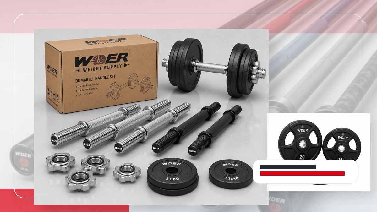 Master Data Freeze Gym Weights packing and RFQ visual for DACH-Region