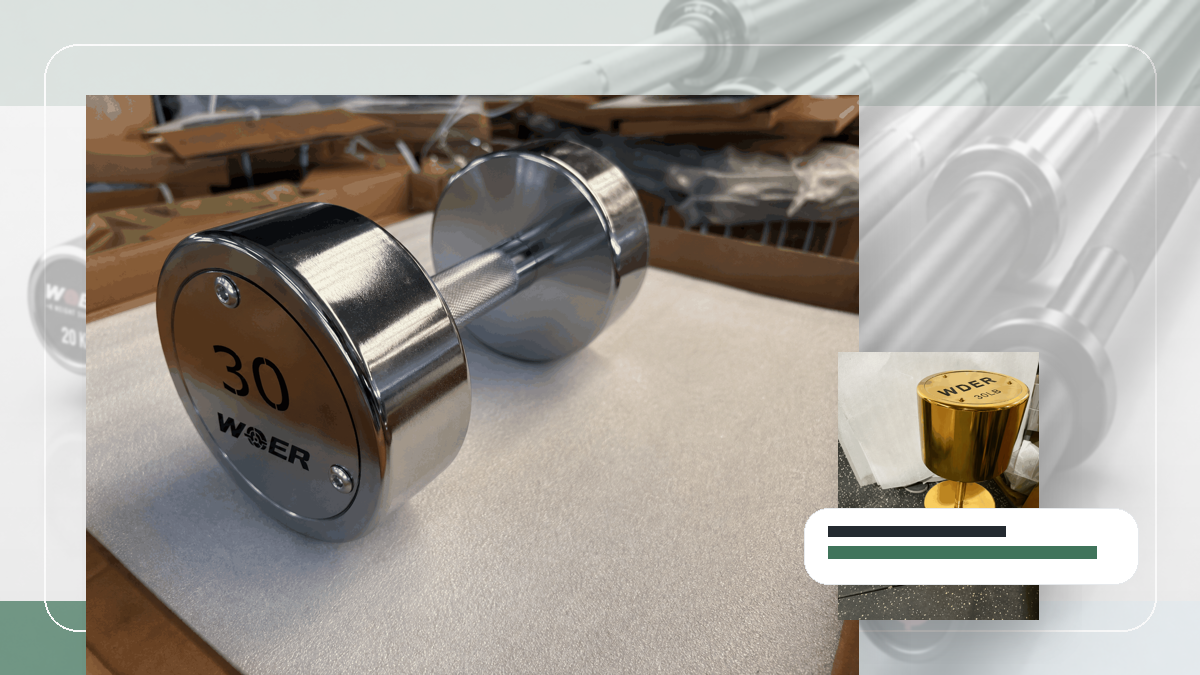 barcode scan gym weights cartons procurement guide for India and South Asia