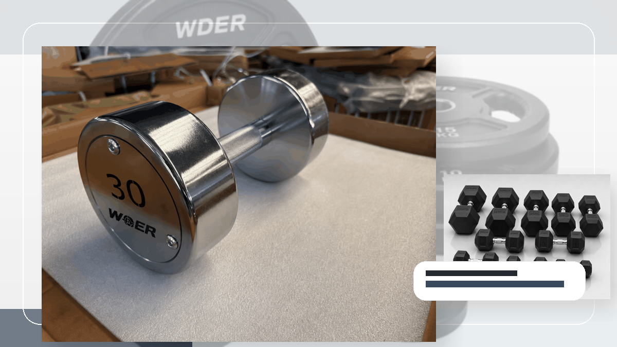 blind receiving open count gym weights procurement guide for India and South Asia
