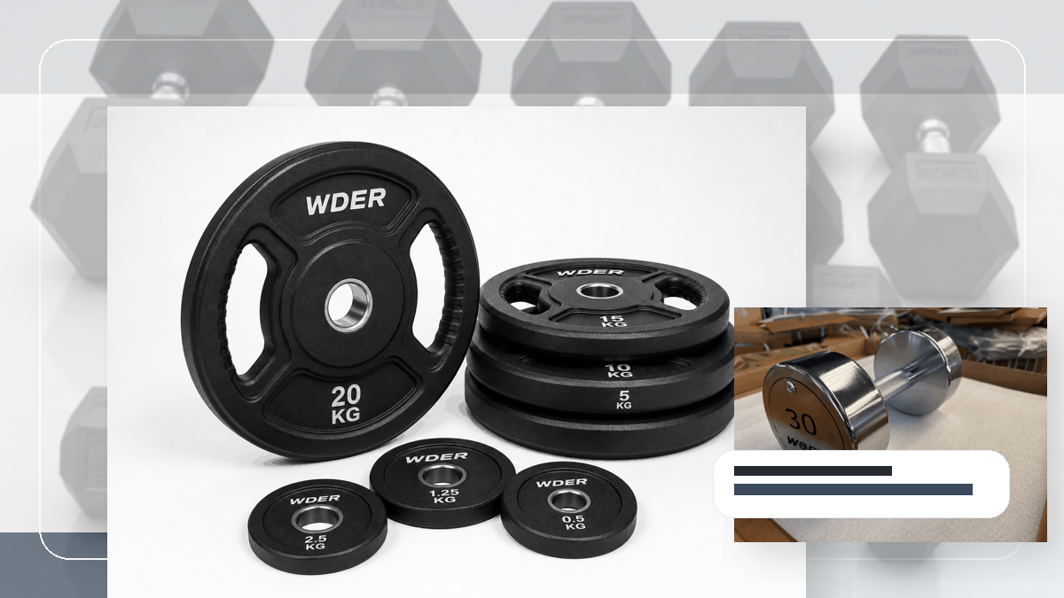 container seal loading photos gym weights packing and RFQ visual for India and South Asia