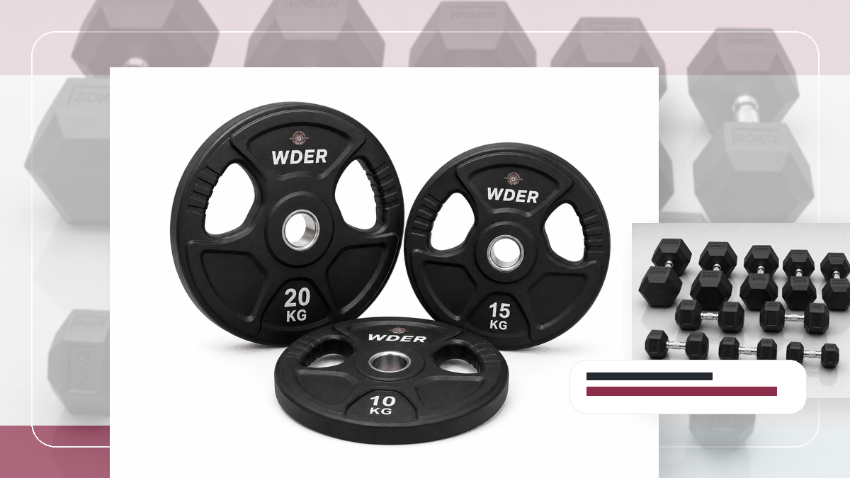 barcode scan gym weights packing and RFQ visual for 한국 및 동아시아 B2B 시장