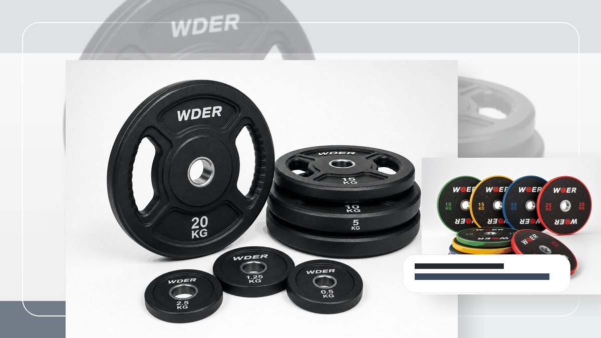 master data freeze gym weights packing and RFQ visual for 한국 및 동아시아 B2B 시장