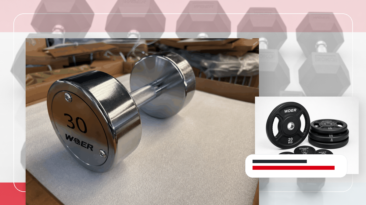 blind receiving open count gym weights QC and warehouse receiving visual for Россия и рынки СНГ