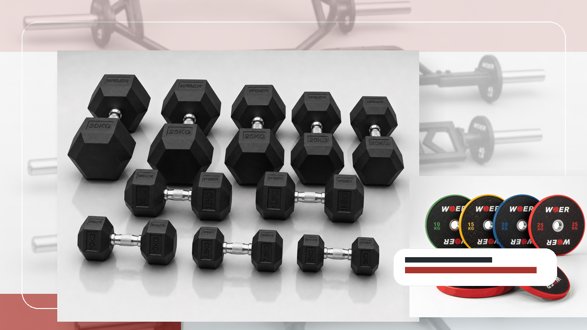 Branch Priority Gym Weights packing and RFQ visual for DACH-Region