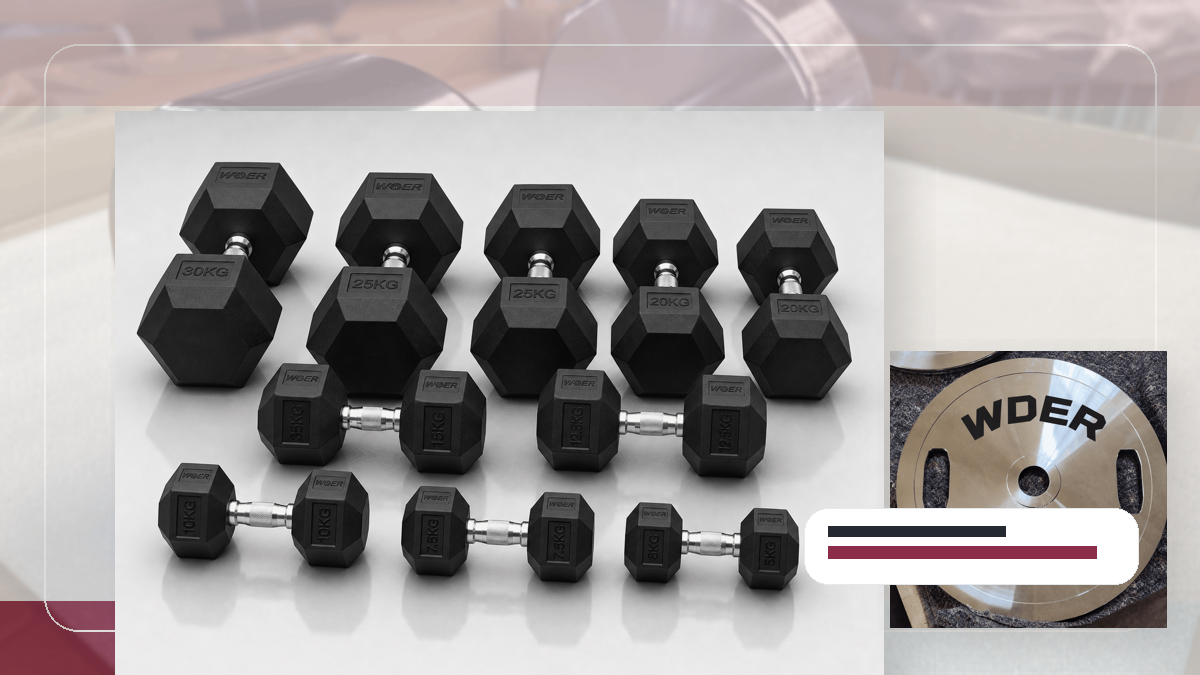 Pre Installation Staging Gym Weights packing and RFQ visual for DACH-Region