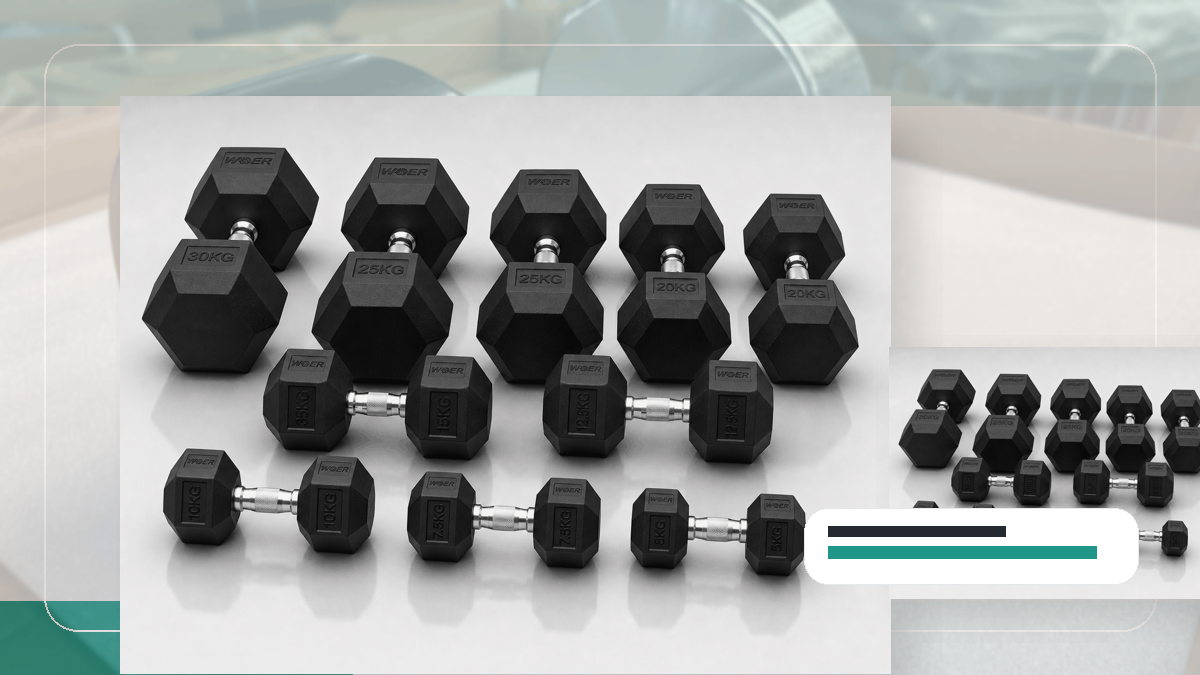 Entlade Equipment Gym Weights packing and RFQ visual for DACH-Region