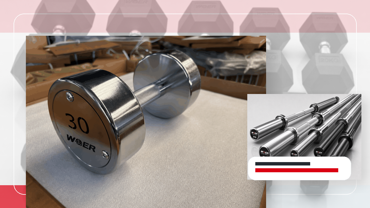 pre installation staging plan gym weights QC and warehouse receiving visual for United States, Canada, UK and Australia