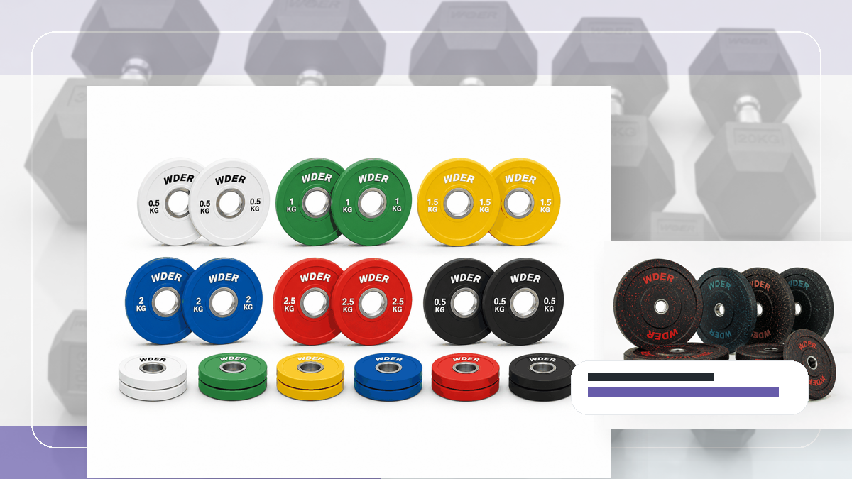 sample archive version control gym weights packing and RFQ visual for United States, Canada, UK and Australia