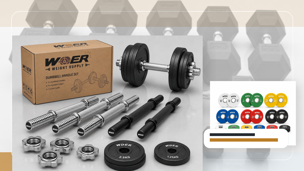 spare hardware reconciliation gym weights QC and warehouse receiving visual for United States, Canada, UK and Australia