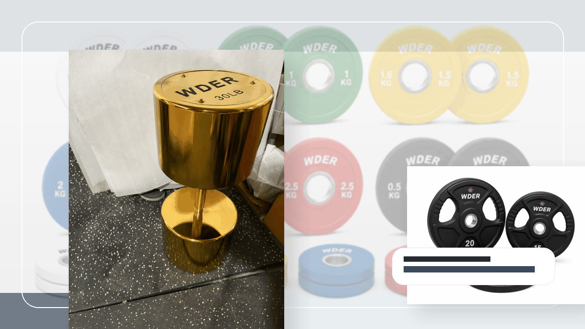 unload equipment checklist gym weights packing and RFQ visual for United States, Canada, UK and Australia