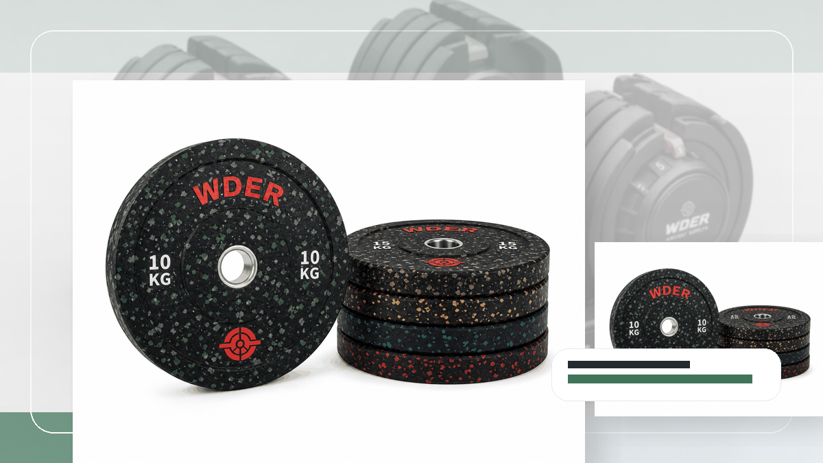 relabel workflow gym weights packing and RFQ visual for India and South Asia