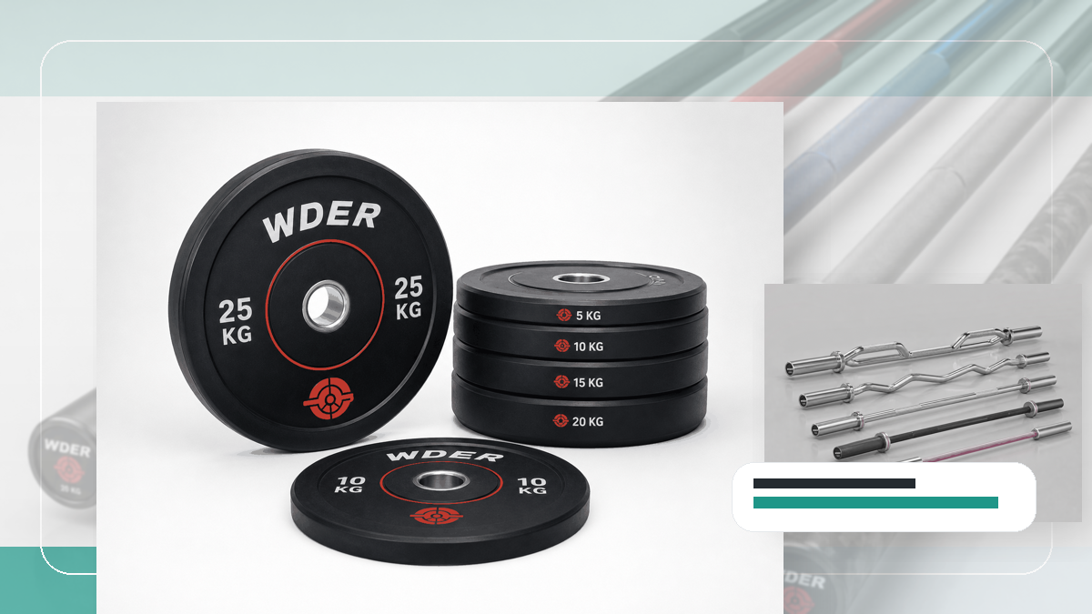 delivery appointment gym weights QC and warehouse receiving visual for India and South Asia